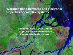 Hydrogen bond networks and electronic properties of complex