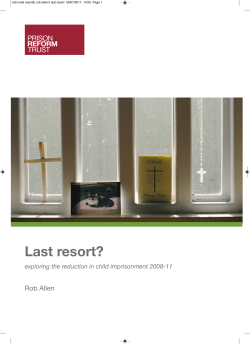 Last resort? Exploring the reduction in child