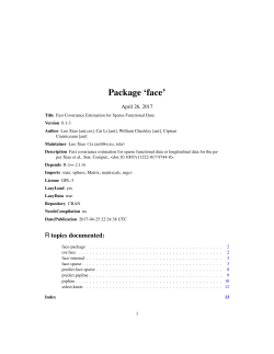 Package `face`