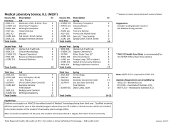 Medical Laboratory Science, BS