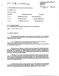 Francis,Fitzerald v Herbert Malcolm, et al