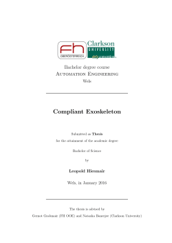 Compliant Exoskeleton