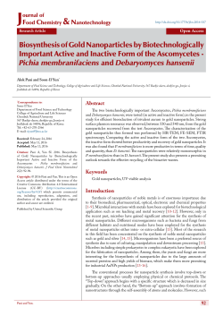 Biosynthesis of Gold Nanoparticles by Biotechnologically Important