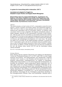 A system for transcribing talk-in
