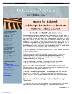 Gilcrease Newsletter 08/25/11