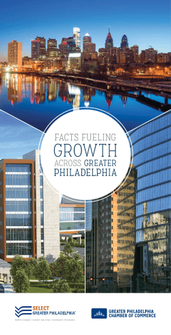 Facts Fueling Growth Across Greater Philadelphia