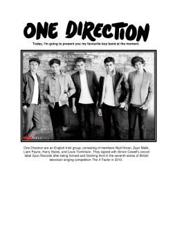 Today, I`m going to present you my favourite boy band