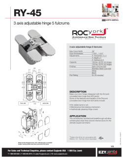 3 axis adjustable hinge 5 fulcrums