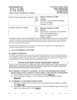 TCTA February 2016-Interactive - Tulare County Association of