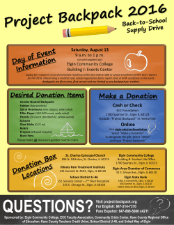 Make a Donation - Project Backpack