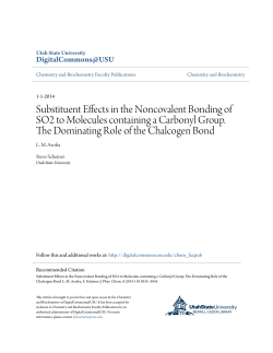 Substituent Effects in the Noncovalent Bonding of SO2 to Molecules