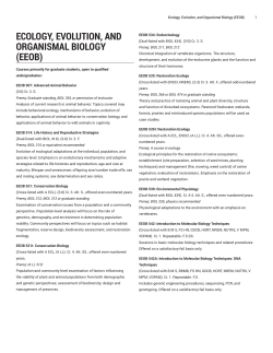 Ecology, Evolution, and Organismal Biology (EEOB)