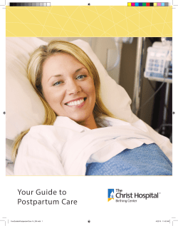 Your Guide to Postpartum Care