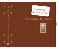 Running a museum: a practical handbook