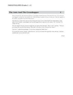 The Ants And The Grasshopper 1