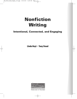Nonfiction Writing