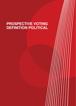 prospective voting definition political