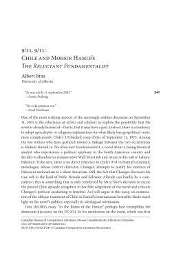 9/11, 9/11: Chile and Mohsin Hamid`s The Reluctant Fundamentalist