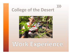 General Work Experience