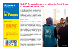 Syria In Focus, May 2016