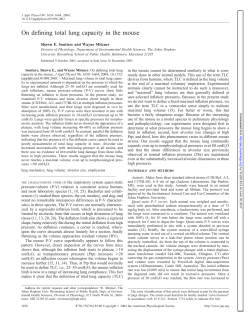 On defining total lung capacity in the mouse