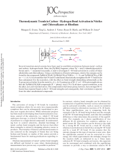 Thermodynamic Trends in Carbon-Hydrogen Bond Activation in