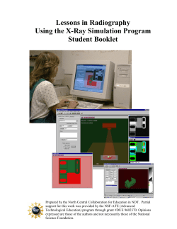 Lessons in Radiography Using the X