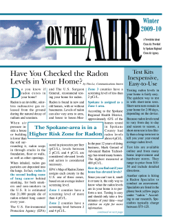 Have You Checked the Radon Levels in Your Home?
