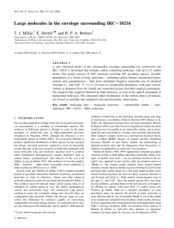 Large molecules in the envelope surrounding IRC+