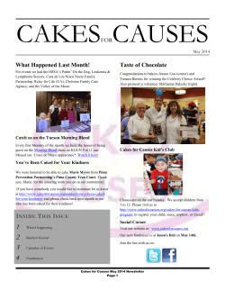 May - Cakes for Causes