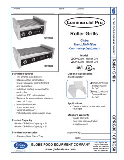 Roller Grills - Whaley Food Service