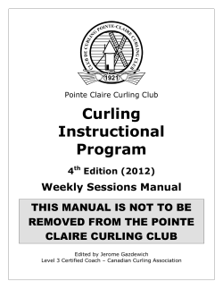 Curling Instructional Program