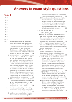 Answers to exam-style questions - Cambridge Resources for the IB