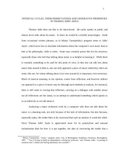 interval cycles, their permutations and generative