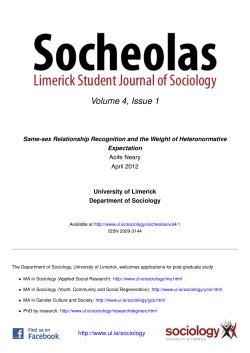 Same-sex Relationship Recognition and the