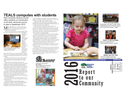2016 Report to the Community