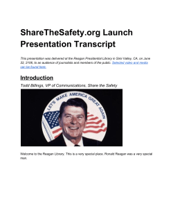 Share the Safety speech