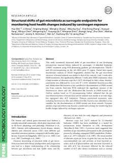 Structural shifts of gut microbiota as surrogate endpoints for