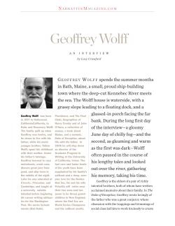 Geoffrey Wolff - Lacy Crawford