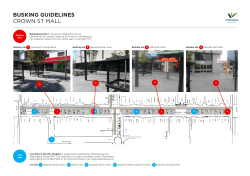 busking guidelines crown st mall