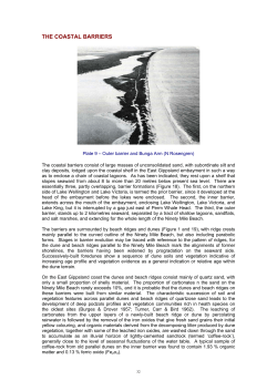 THE COASTAL BARRIERS