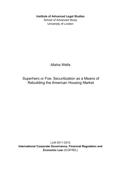 Alisha Wells Superhero or Foe: Securitization as a Means of