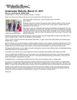 Underwater Wakulla- March 31, 2011 | TheWakullaNews.com