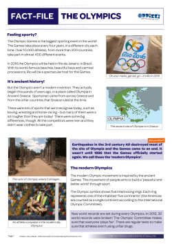 fact-file the olympics