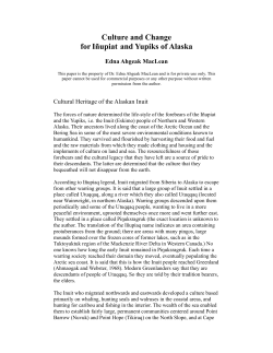 Maclean Culture and Change for Inupiat and Yupiks