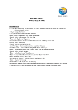 asian wonders 09 nights / 10 days highlights