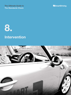 Intervention - Smart Driving