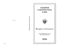 Charter Constitution Laws