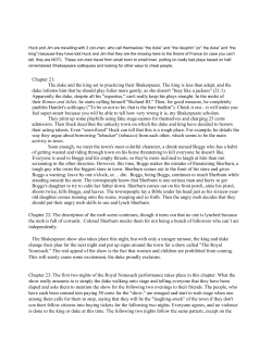 Chapter 21: The duke and the king set to practicing their