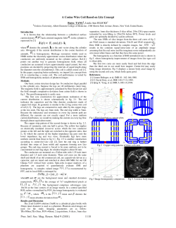 A Cosine Wire Coil Based on Litz Concept